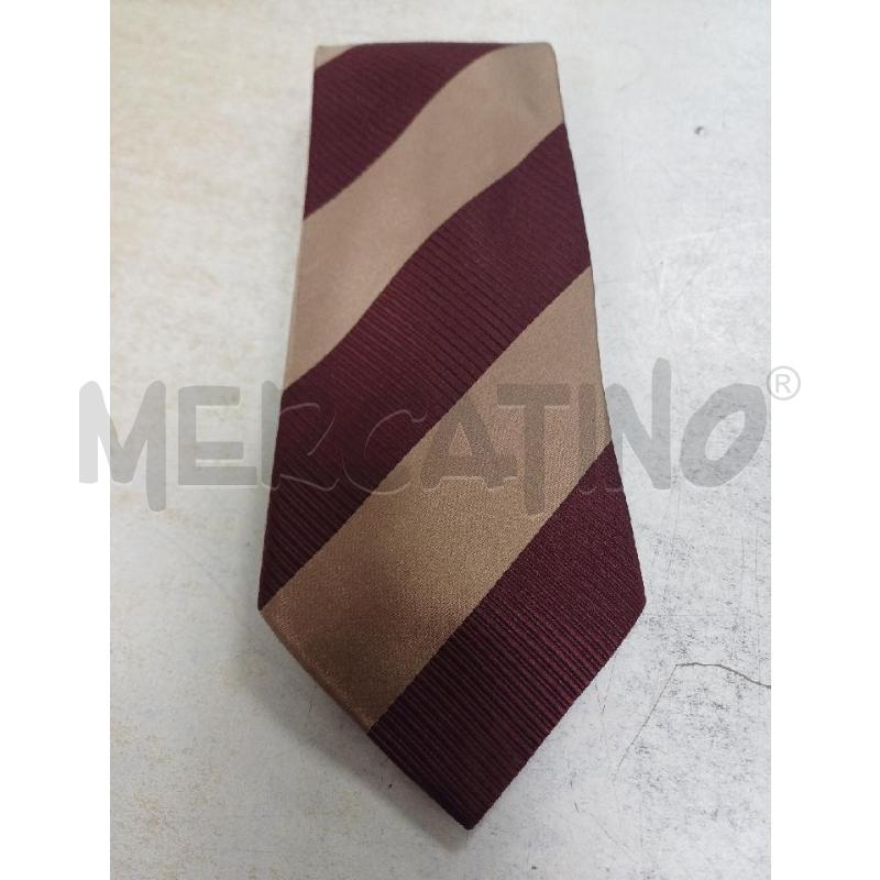 CRAVATTA RIGHE BRONZO BORDEAUX GUCCI | Mercatino dell'Usato Moncalieri - fr. moriondo 1