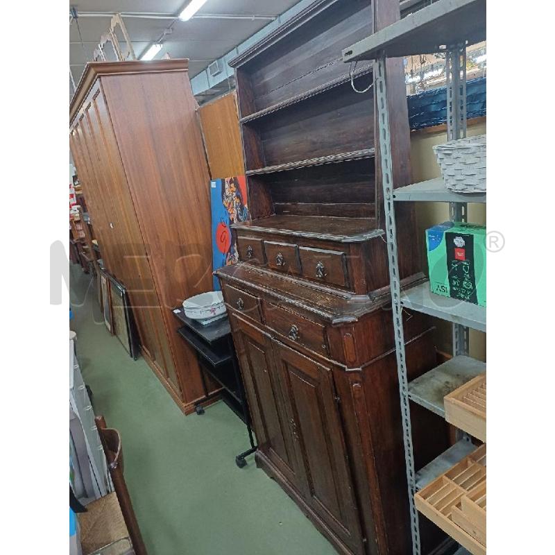 CREDENZA PIATTAIA D'EPOCA | Mercatino dell'Usato Moncalieri - fr. moriondo 1