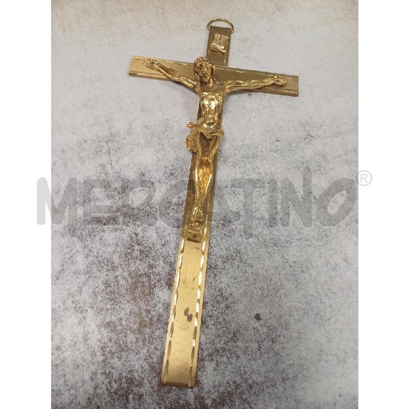 CROCIFISSO OTTONE LUCIDO  | Mercatino dell'Usato Moncalieri - fr. moriondo 1