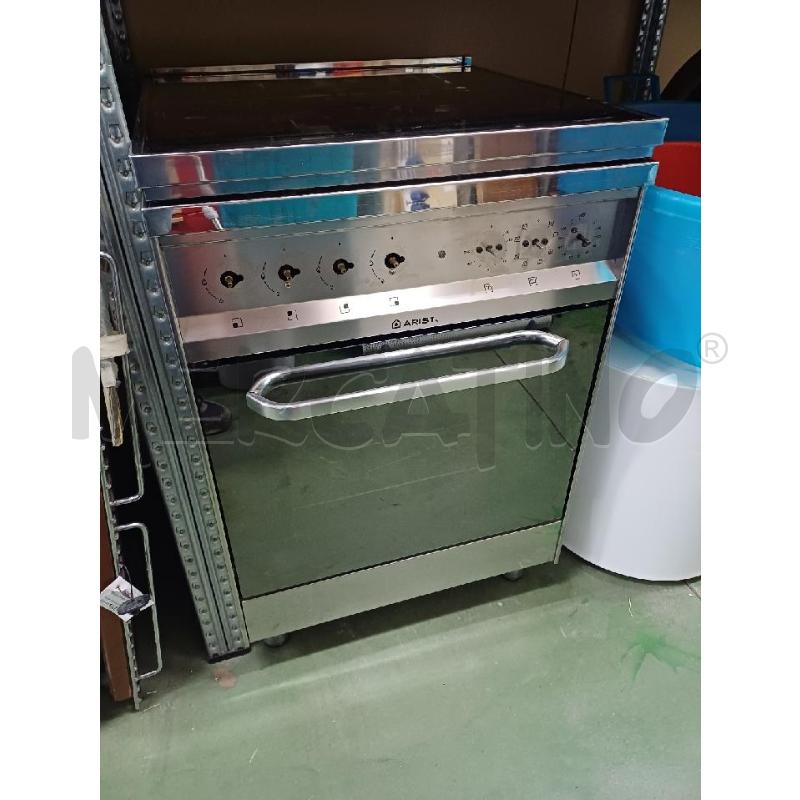 CUCINA A GAS 4 FUOCHI INOX ARISTON | Mercatino dell'Usato Moncalieri - fr. moriondo 1