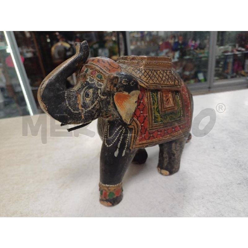 ELEFANTE LEGNO MULTICOLORE  | Mercatino dell'Usato Moncalieri - fr. moriondo 2