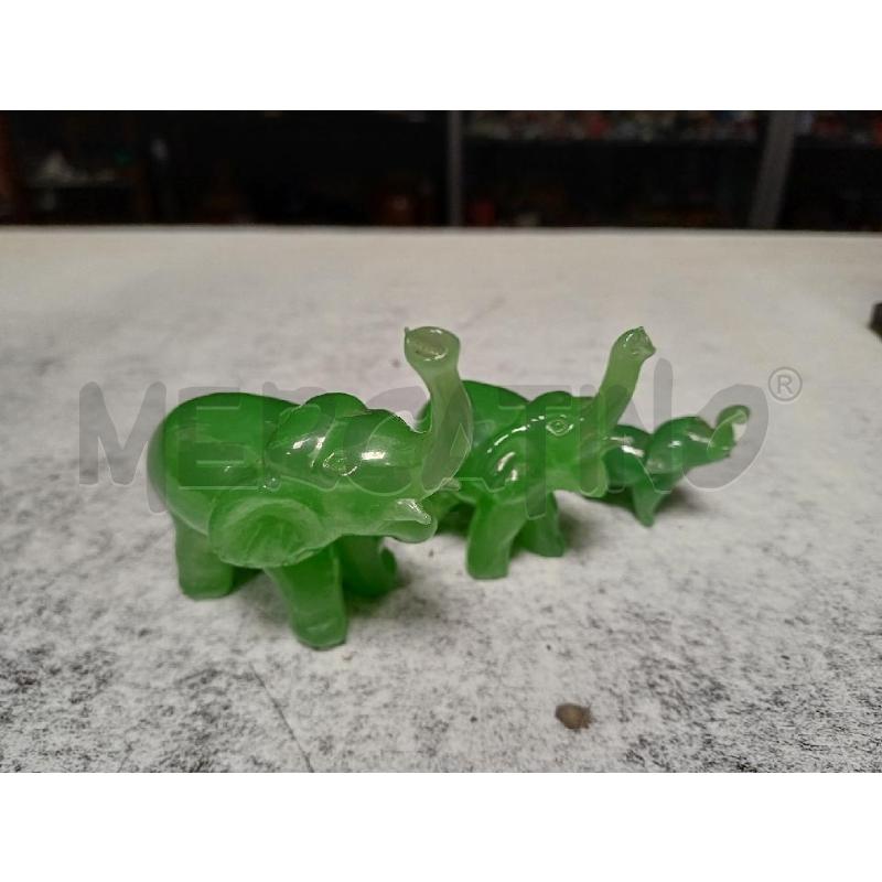 ELEFANTINI PZ. 4 PIETRA VERDE | Mercatino dell'Usato Moncalieri - fr. moriondo 3