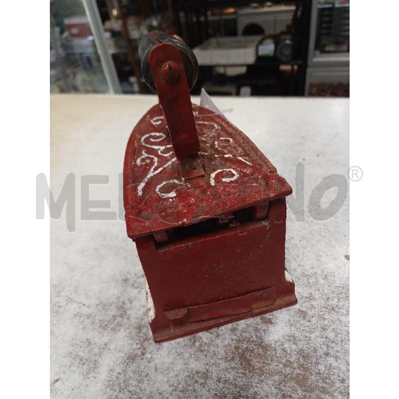 FERRO DA STIRO A CARBONE ROSSO | Mercatino dell'Usato Moncalieri - fr. moriondo 3