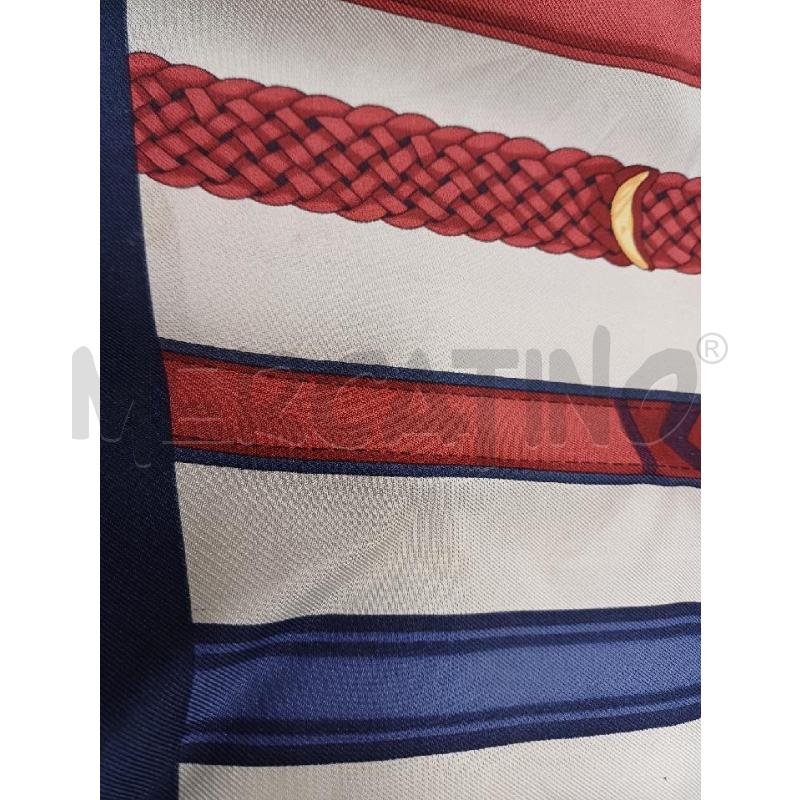 FOULARD CINGHIE BLU ROSSO FENDI SETA | Mercatino dell'Usato Moncalieri - fr. moriondo 4