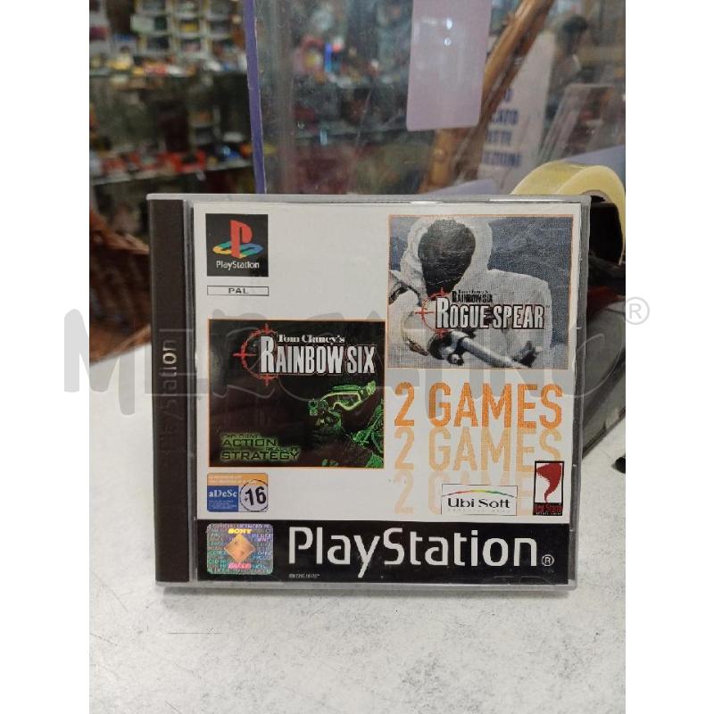 GIOCO PLAY 1 2 GAMES RAINBOW SIX ROGUE SPEAR | Mercatino dell'Usato Moncalieri - fr. moriondo 1