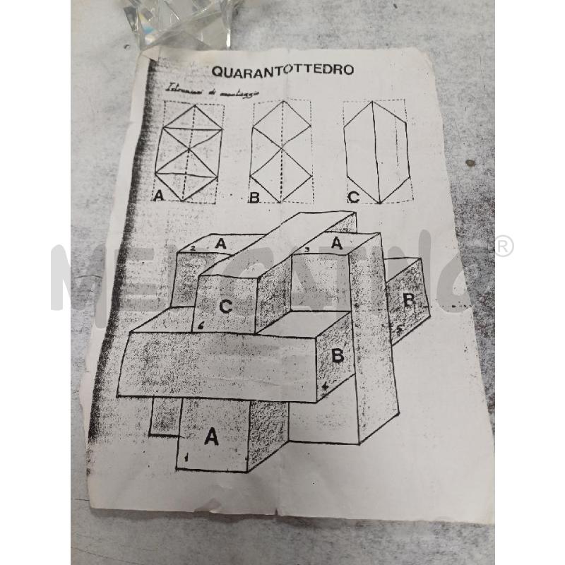 GIOCO PLEXIGLASS QUARANTOTTEDRO  | Mercatino dell'Usato Moncalieri - fr. moriondo 3