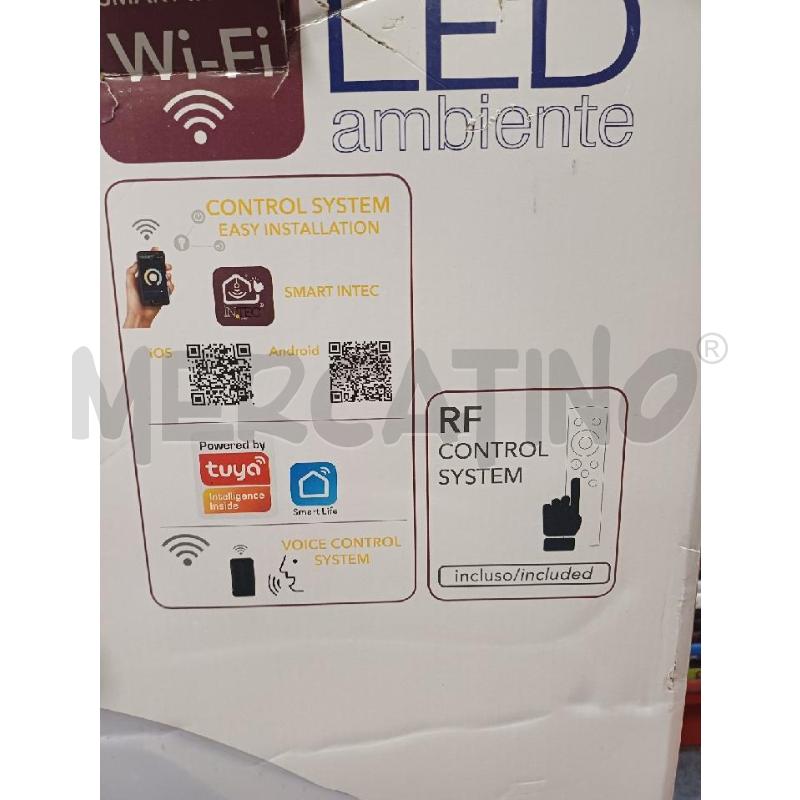 LAMPADARIO LED E VENTILATORE LUCI DESIGN | Mercatino dell'Usato Moncalieri - fr. moriondo 2