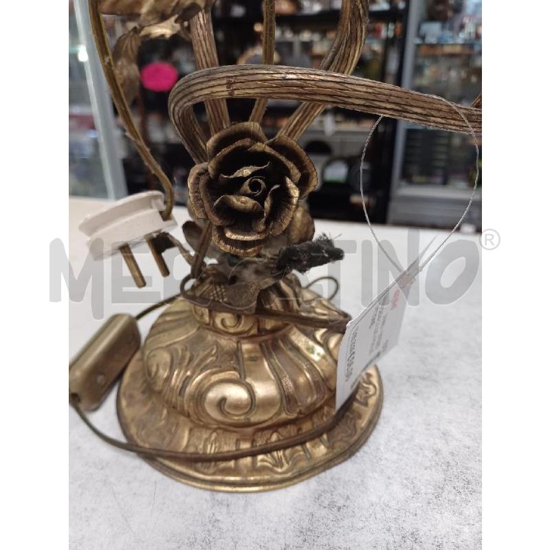 LAMPADA 2 LUCI FOGLIE OTTONE | Mercatino dell'Usato Moncalieri - fr. moriondo 2