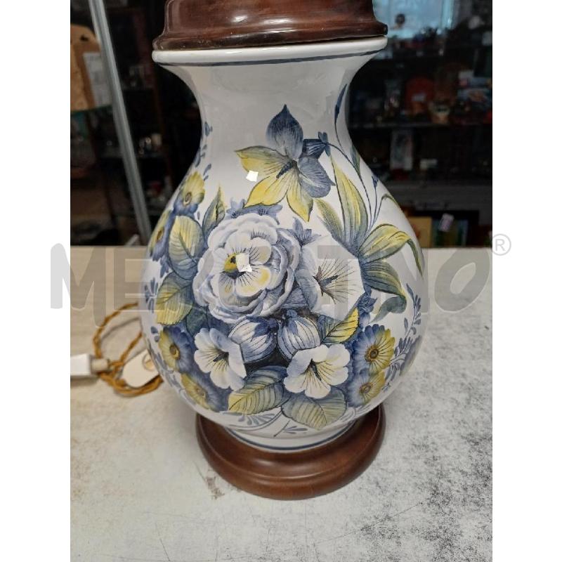 LAMPADA FIORI BLU | Mercatino dell'Usato Moncalieri - fr. moriondo 2