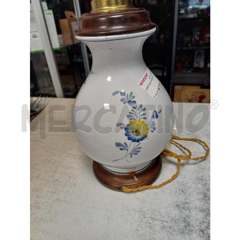 LAMPADA FIORI BLU | Mercatino dell'Usato Moncalieri - fr. moriondo 4