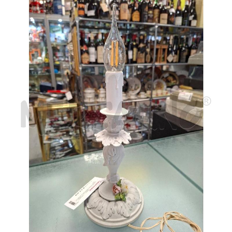 LAMPADA PORCELLANA FIORI  | Mercatino dell'Usato Moncalieri - fr. moriondo 1