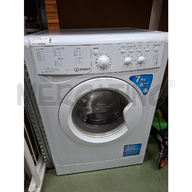 LAVATRICE INDESIT 7 KG | Mercatino dell'Usato Moncalieri - fr. moriondo 1