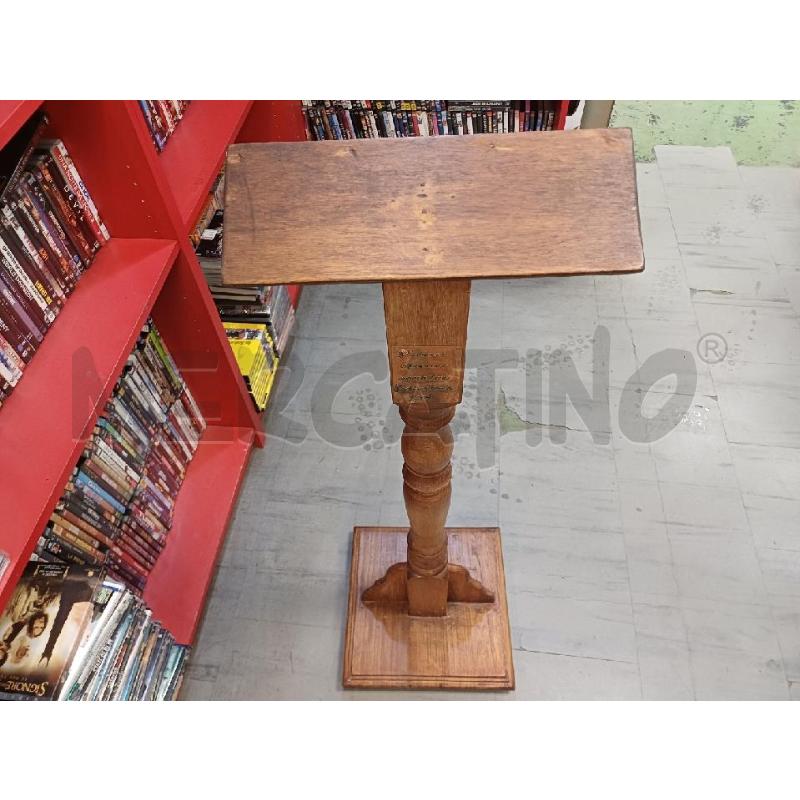LEGGIO A COLONNA LEGNO | Mercatino dell'Usato Moncalieri - fr. moriondo 2