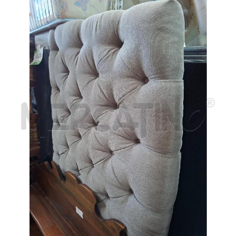 LETTO MATRIMONIALE CONTENITORE GRIGIO TESSUTO | Mercatino dell'Usato Moncalieri - fr. moriondo 1
