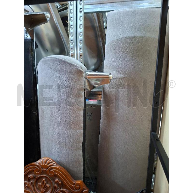 LETTO MATRIMONIALE CONTENITORE GRIGIO TESSUTO | Mercatino dell'Usato Moncalieri - fr. moriondo 2