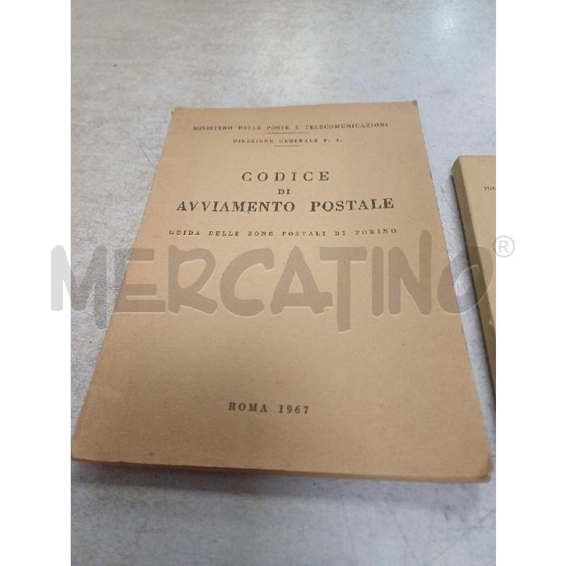 LIBRICINI PZ. 3 CODICI DI AVVIAMNTO POSTALE | Mercatino dell'Usato Moncalieri - fr. moriondo 2