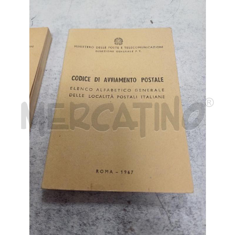 LIBRICINI PZ. 3 CODICI DI AVVIAMNTO POSTALE | Mercatino dell'Usato Moncalieri - fr. moriondo 4