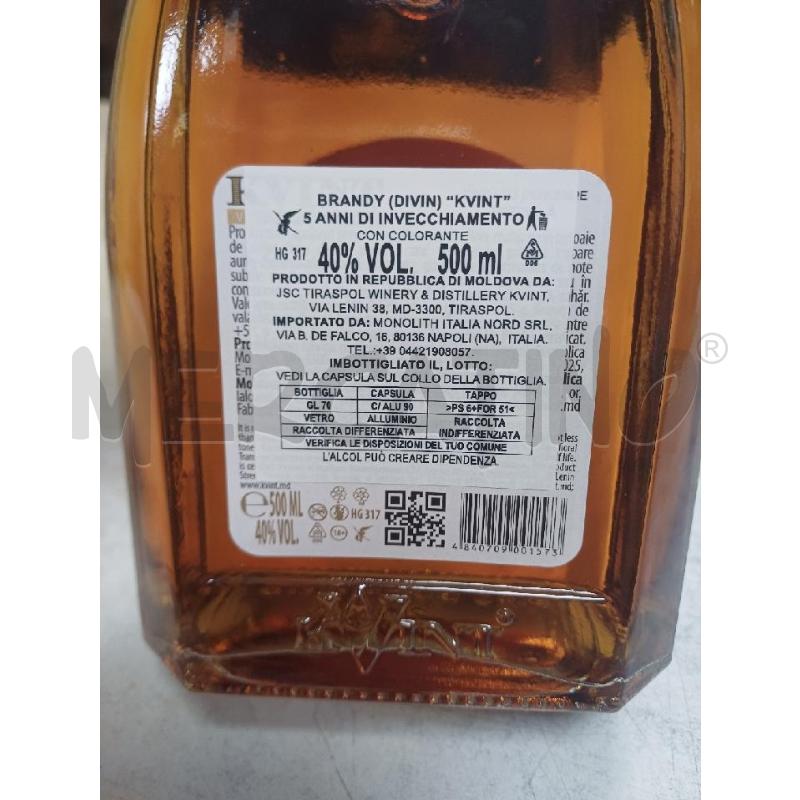 LIQUORE BRANDY 5 ANNI KVINT | Mercatino dell'Usato Moncalieri - fr. moriondo 2
