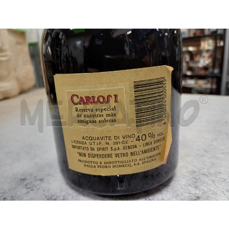 LIQUORE BRANDY CARLOS'I | Mercatino dell'Usato Moncalieri - fr. moriondo 3