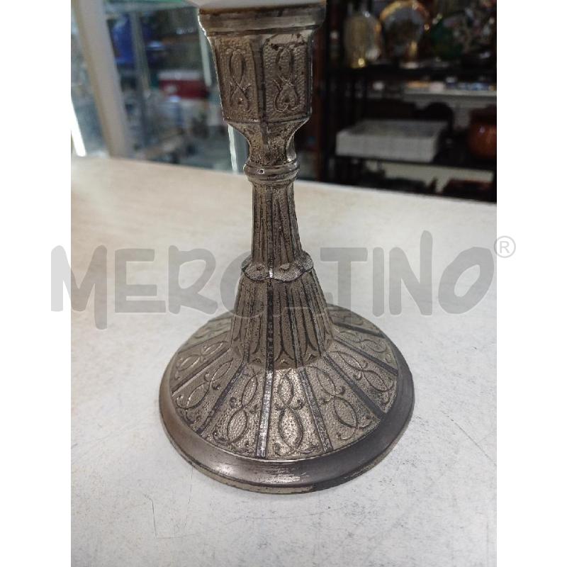 LUME OPALINE BASE METALLO | Mercatino dell'Usato Moncalieri - fr. moriondo 3