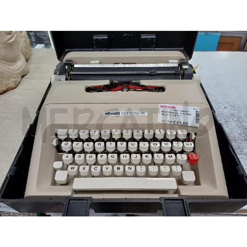 MACCHINA DA SCRIVERE BEIGE OLIVETTI 35 | Mercatino dell'Usato Moncalieri - fr. moriondo 1