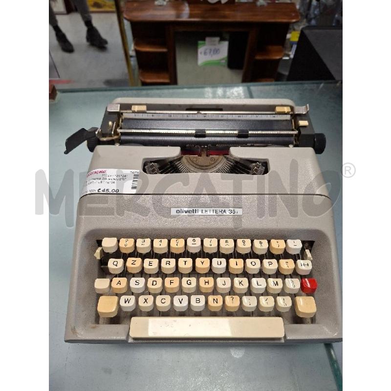 MACCHINA DA SCRIVERE OLIVETTI LETTERA 35 | Mercatino dell'Usato Moncalieri - fr. moriondo 1