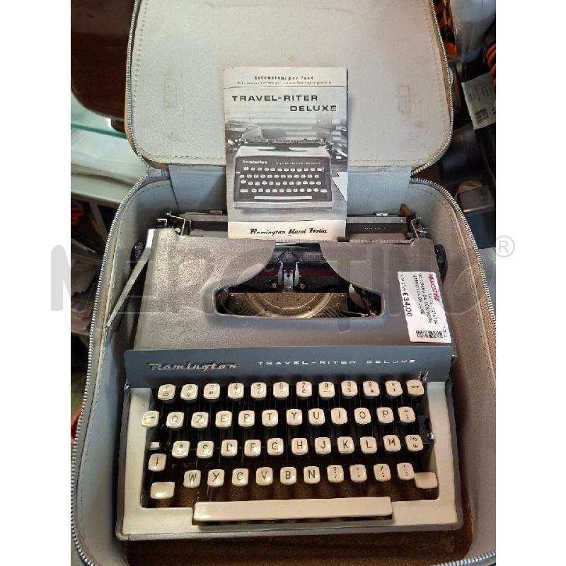 MACCHINA DA SCRIVERE REMINGTON DELUXE | Mercatino dell'Usato Moncalieri - fr. moriondo 1