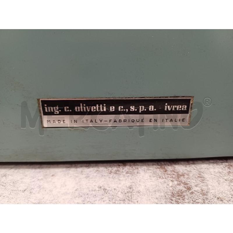 MACCHINA DA SCRIVERE VERDE OLIVETTI | Mercatino dell'Usato Moncalieri - fr. moriondo 4