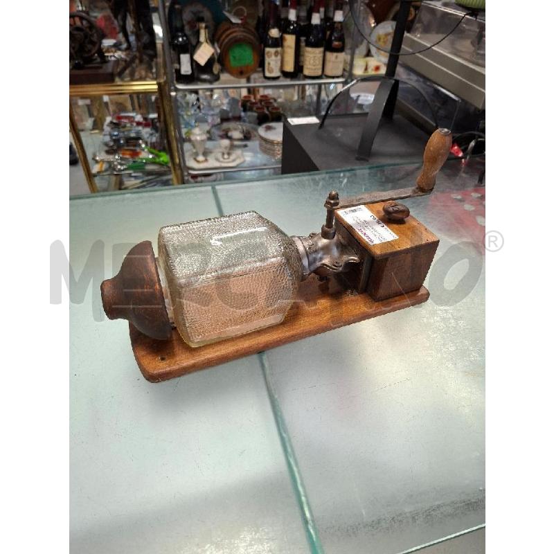 MACINA CAFFE' CON CASSETTO LEGNO VETRO EPOCA | Mercatino dell'Usato Moncalieri - fr. moriondo 2