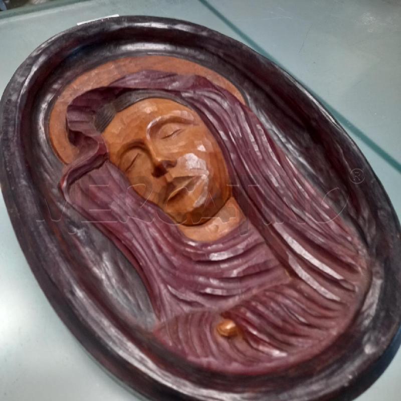 MADONNA IN LEGNO INTAGLIATO  | Mercatino dell'Usato Moncalieri - fr. moriondo 3