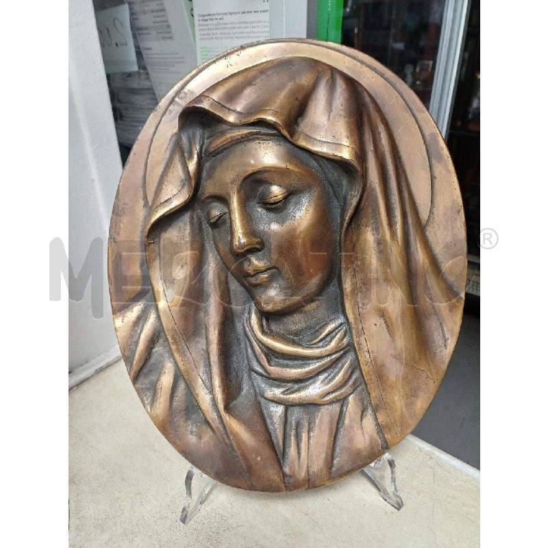 MADONNA OVALE METALLO | Mercatino dell'Usato Moncalieri - fr. moriondo 1