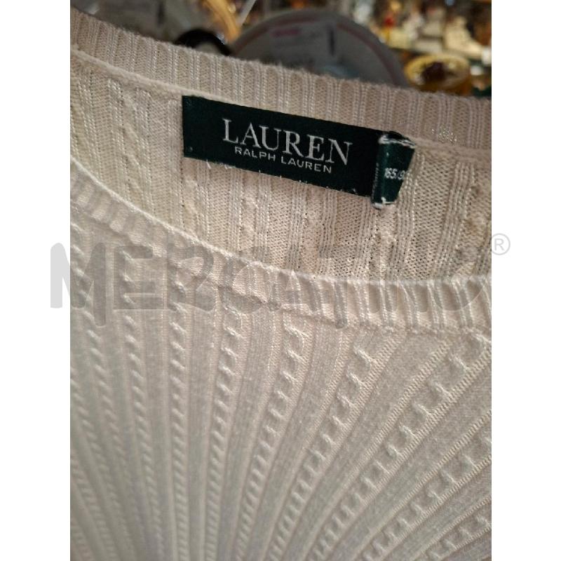 MAGLIONCINO DONNA BIANCO RALPH LAUREN | Mercatino dell'Usato Moncalieri - fr. moriondo 2