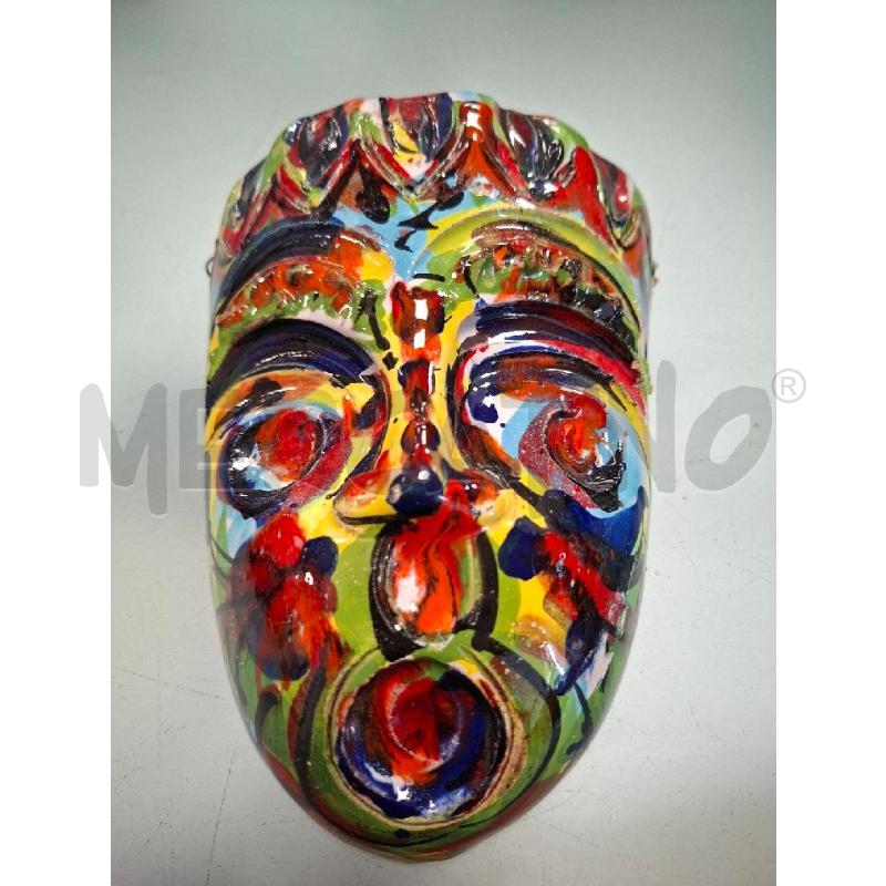 MASCHERA SMALTATATA MULTICOLORE | Mercatino dell'Usato Moncalieri - fr. moriondo 1