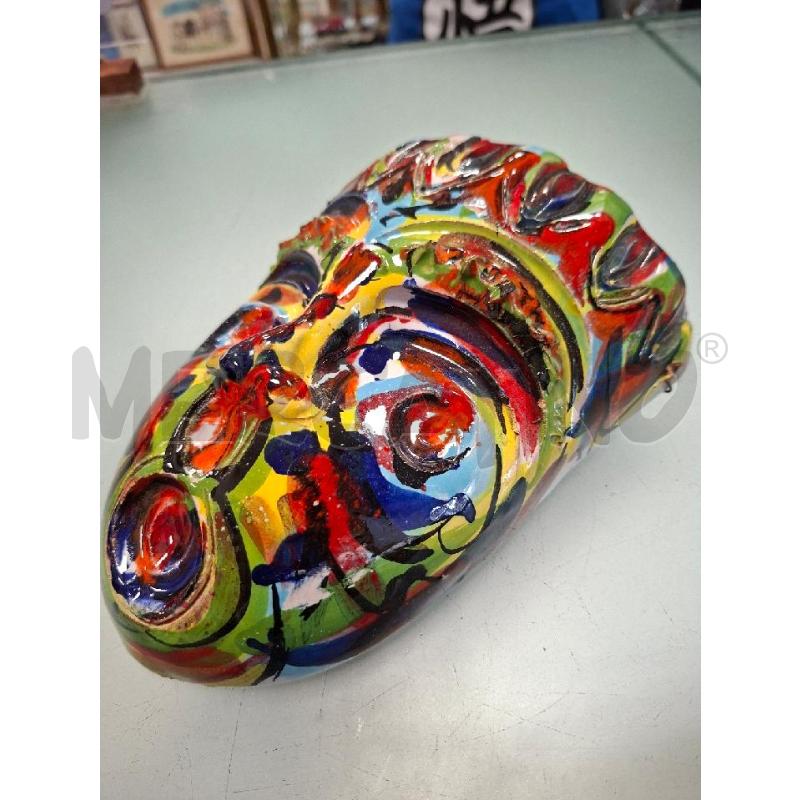 MASCHERA SMALTATATA MULTICOLORE | Mercatino dell'Usato Moncalieri - fr. moriondo 2