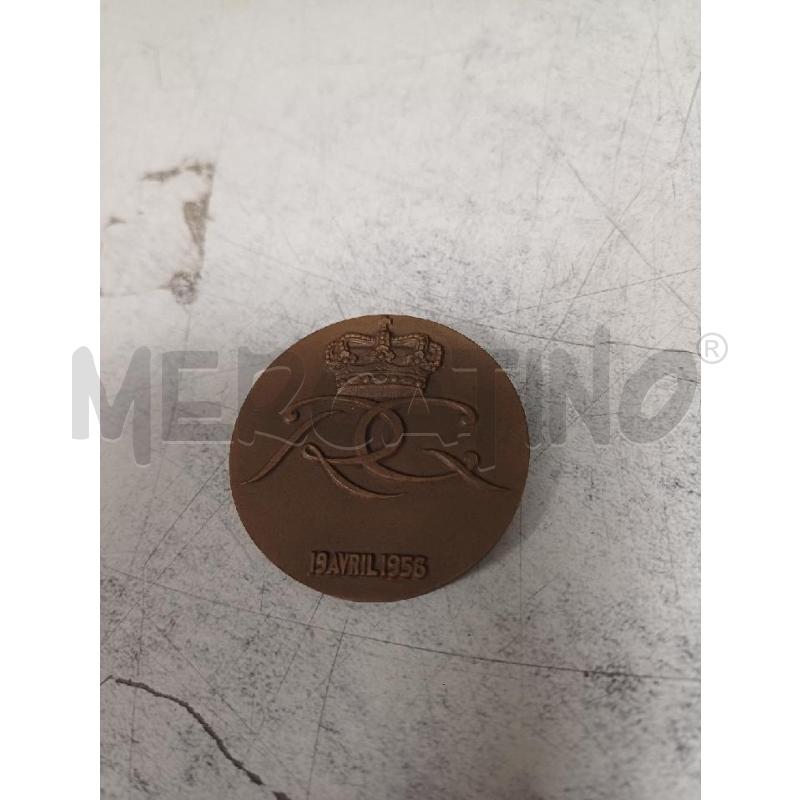 MEDAGLIA MEDAILLE MONACO 19 APRILE 1956 | Mercatino dell'Usato Moncalieri - fr. moriondo 2