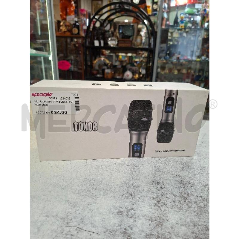 MICROFONO WIRELESS TONOR USB | Mercatino dell'Usato Moncalieri - fr. moriondo 1