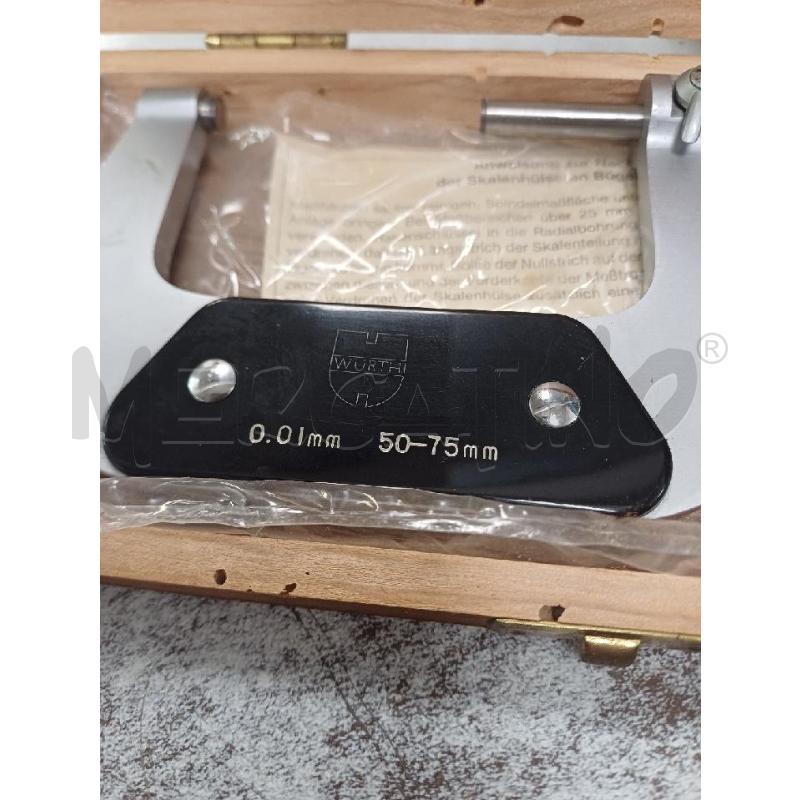 MICROMETRO WURTH 50 75 MM  | Mercatino dell'Usato Moncalieri - fr. moriondo 2