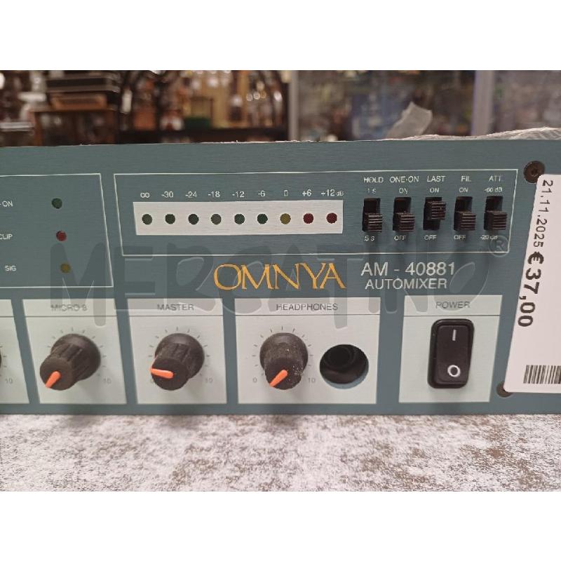 MIXER OMNYA AM 40881  | Mercatino dell'Usato Moncalieri - fr. moriondo 3