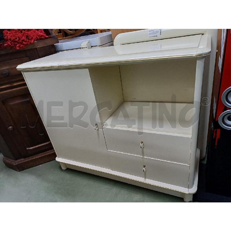 MOBILETTO DA ENTRATA BIANCO CON SPECCHIO | Mercatino dell'Usato Moncalieri - fr. moriondo 1
