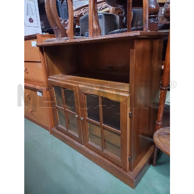 MOBILE LEGNO 2 ANTE VETRO | Mercatino dell'Usato Moncalieri - fr. moriondo 1