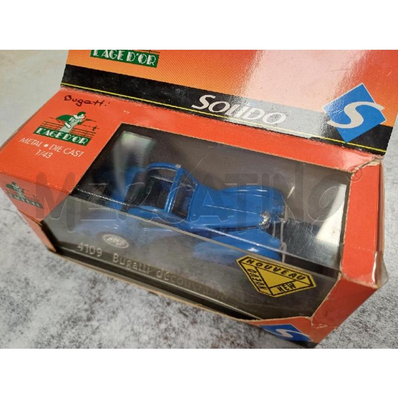 MODELLINO AUTO BUGATTI SOLIDO  | Mercatino dell'Usato Moncalieri - fr. moriondo 2