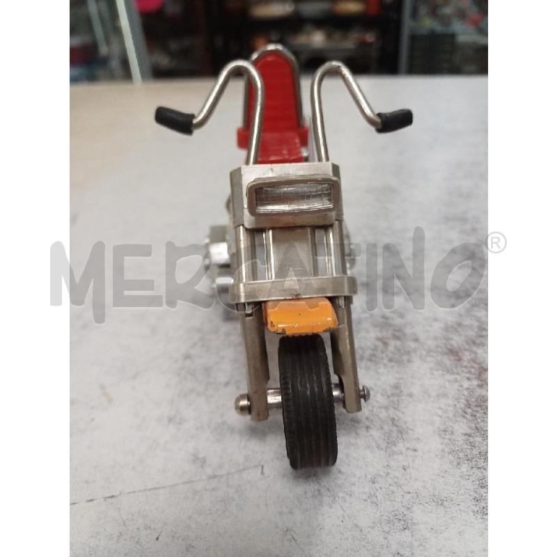 MODELLINO MOTO CUSTOM ARANCIO  | Mercatino dell'Usato Moncalieri - fr. moriondo 2