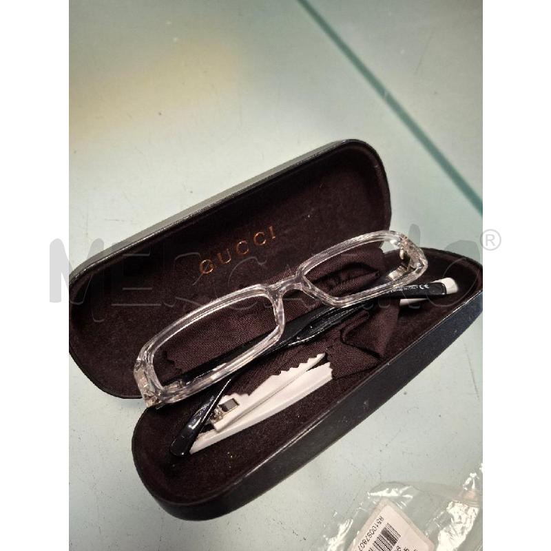 MONTATURA OCCHIALI GUCCI BIANCO NERA | Mercatino dell'Usato Moncalieri - fr. moriondo 1