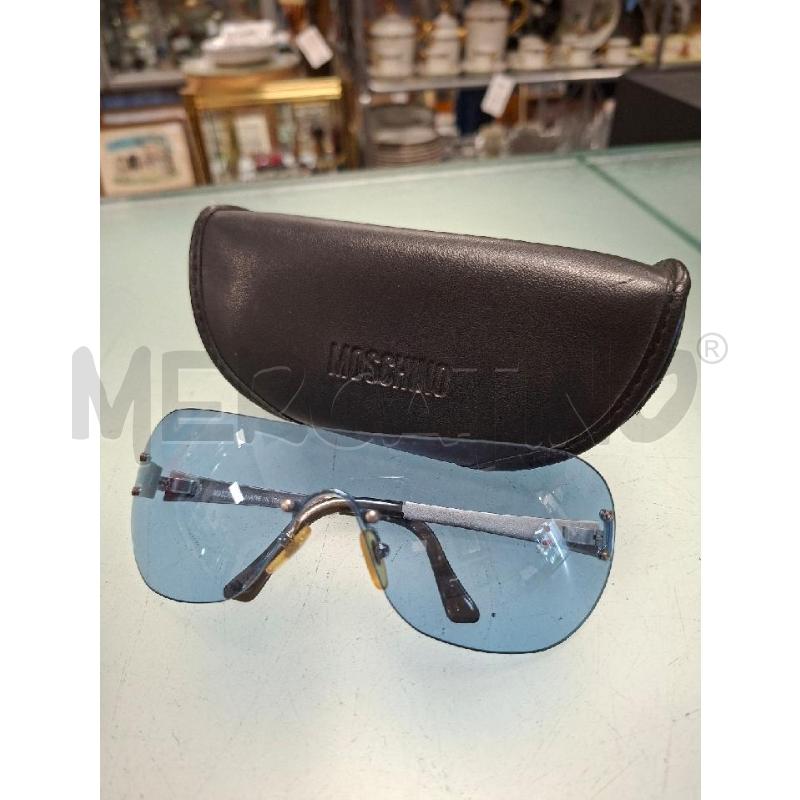 OCCHIALI DONNA SOLE VINTAGE AZZURRO MOSCHINO | Mercatino dell'Usato Moncalieri - fr. moriondo 2