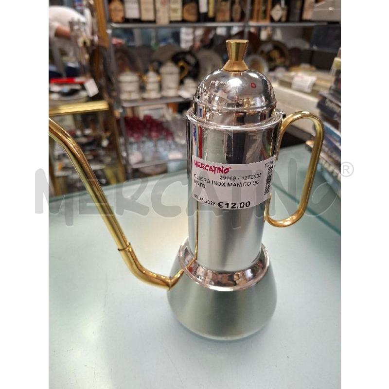 OLIERA INOX MANICO DORATO | Mercatino dell'Usato Moncalieri - fr. moriondo 2