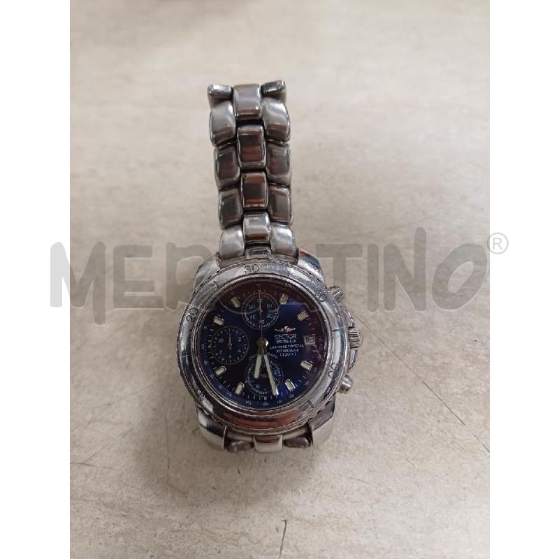 OROLOGIO ACCIAIO QUADRANTE BLU SECTOR | Mercatino dell'Usato Moncalieri - fr. moriondo 1
