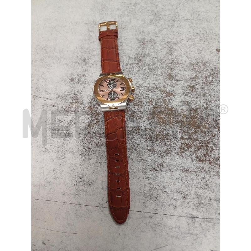 OROLOGIO CORONA DORATA QUADRANTE ROSA | Mercatino dell'Usato Moncalieri - fr. moriondo 1