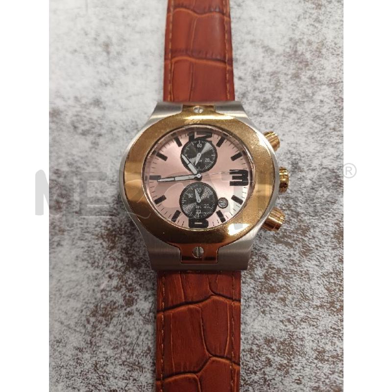OROLOGIO CORONA DORATA QUADRANTE ROSA | Mercatino dell'Usato Moncalieri - fr. moriondo 2
