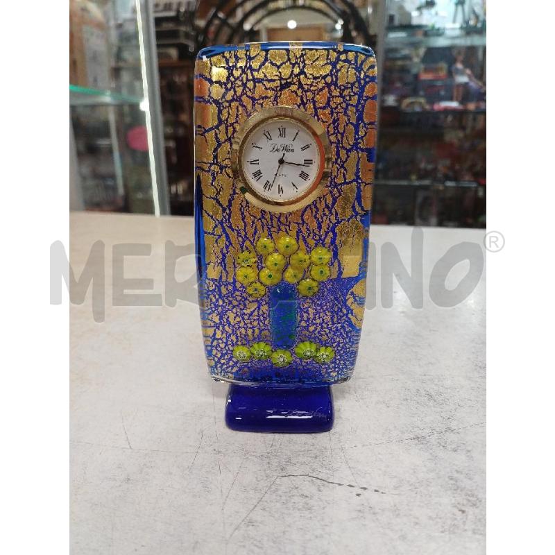 OROLOGIO DA TAVOLO IN VETRO DE WAN | Mercatino dell'Usato Moncalieri - fr. moriondo 1