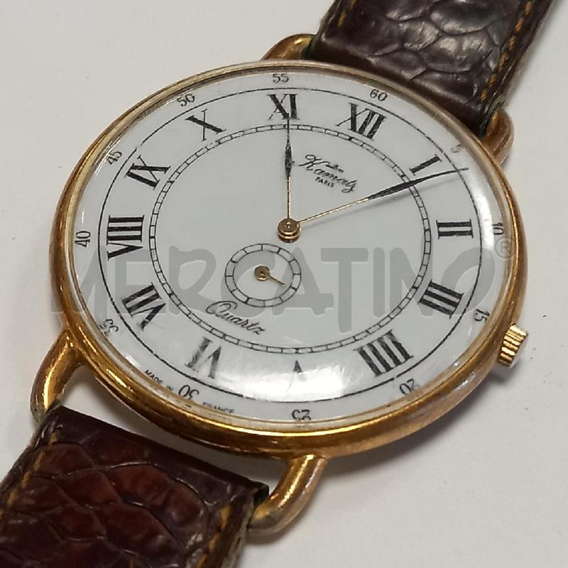 OROLOGIO QUARTZ PARIS KAMATZ NUMERI ROMANI | Mercatino dell'Usato Moncalieri - fr. moriondo 2